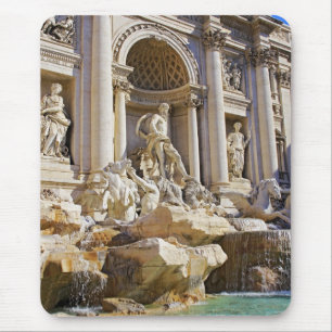 Alfombrilla De Ratón Fuente de Trevi Roma Fotografía
