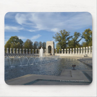 Alfombrilla De Ratón Fuente del monumento de WWII. Lado atlántico