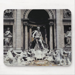 Alfombrilla De Ratón Fuente del Trevi, construida 1732-62