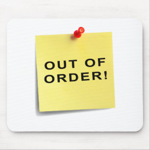 Alfombrilla De Ratón ¡Fuera De Orden!