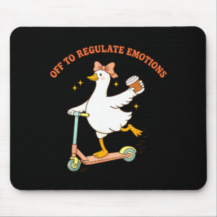 Alfombrilla De Ratón Fuera para regular emociones ganso divertido scoot