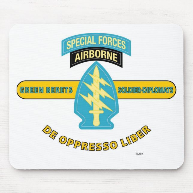 ALFOMBRILLA DE RATÓN FUERZAS ESPECIALES "DE AEROTRANSPORTADO OPPRESSO (Frente)