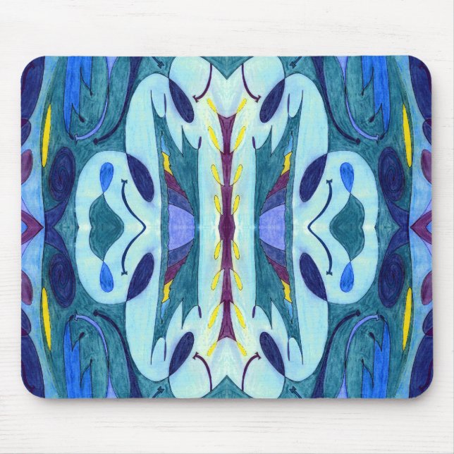 Alfombrilla De Ratón Fumes azules (Frente)