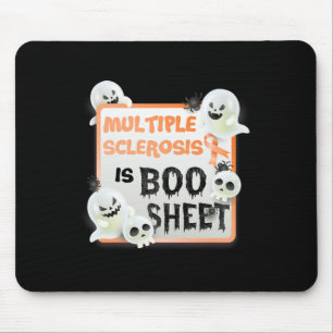 Alfombrilla De Ratón Fun Boo Halloween Fantasma La Esclerosis Múltiple