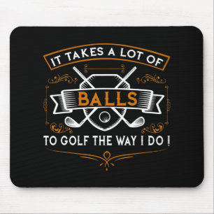 Alfombrilla De Ratón Fun Golf It Takes Balls Xmas Gift Idea para Golfer
