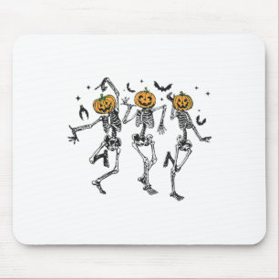 Alfombrilla De Ratón Fun Halloween Calabaza Dancing Skeleton Costume Wo