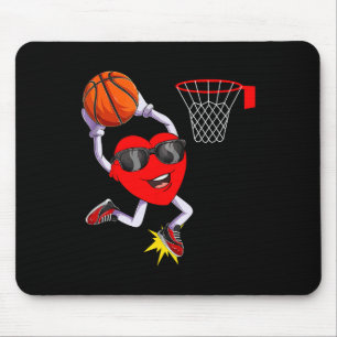 Alfombrilla De Ratón Fun Heart Dunking Baloncesto Deportivo Amantes de