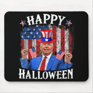 Alfombrilla De Ratón Fun Joe Biden Feliz Halloween Para El 4 De Julio M