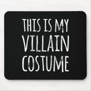 Alfombrilla De Ratón Fun Lazy Halloween ESTE ES MI COSTUMBRE DE VILLAIN