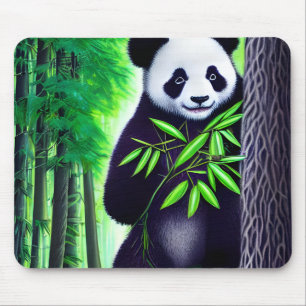 Alfombrilla De Ratón Fun Little Panda Bear