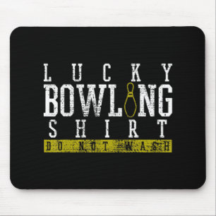 Alfombrilla De Ratón Fun Lucky Bowling Shirt Player Bowlers Pin Gift