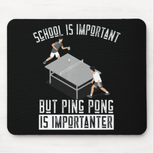 Alfombrilla De Ratón Fun Ping Pong Jugador Mesa de Tenis Regalo