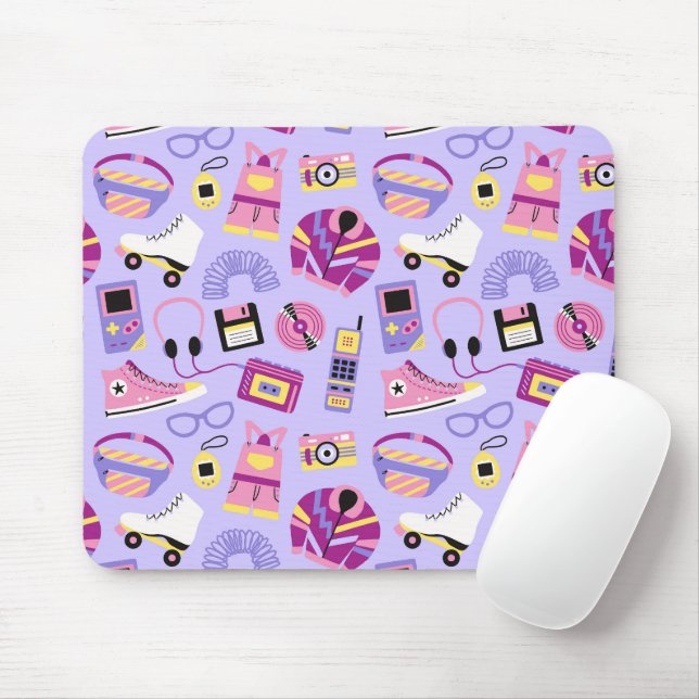 Alfombrilla De Ratón Fun retro 90s nostalgia – Y2K tech and clothing (Con ratón)
