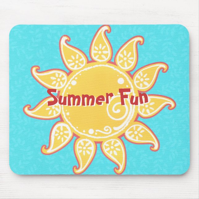 Alfombrilla De Ratón Fun Sun Mousepad (Frente)