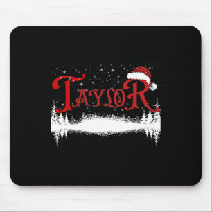 Alfombrilla De Ratón Fun Taylor Santa Primer Nombre Navidades Taylor 1