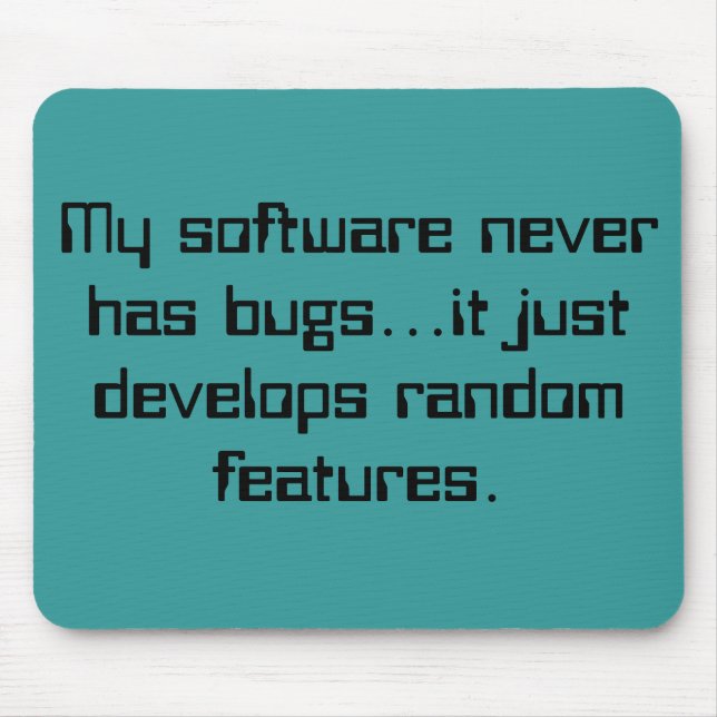 Alfombrilla De Ratón Funciones aleatorias Mousepad (Frente)