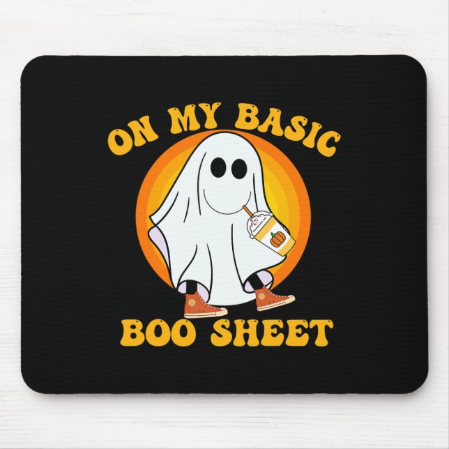 Alfombrilla De Ratón Funda de Halloween Vibe Fall (Frente)