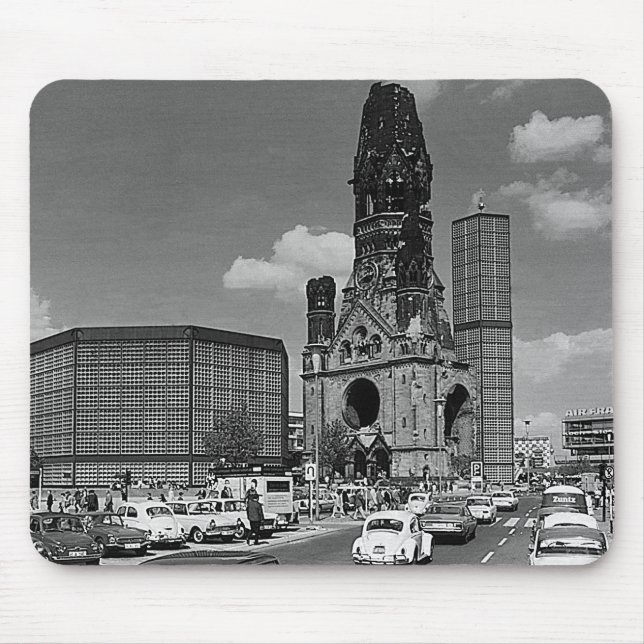 Alfombrilla De Ratón Funda de la iglesia conmemorativa Kaiser Wilhelm (Frente)