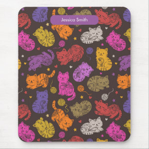 Alfombrilla De Ratón Funda de ratón para iPad para amantes de los gatos