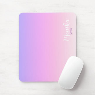 Alfombrilla De Ratón Funda para iPad air con diseño ombre violeta y ros