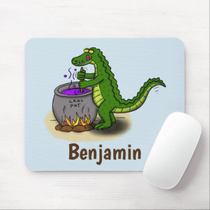 Alfombrilla De Ratón Fundido personalizado de cocina de caimanes verdes