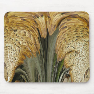 Alfombrilla De Ratón Fungo estampado marrón Abstract Mousepad