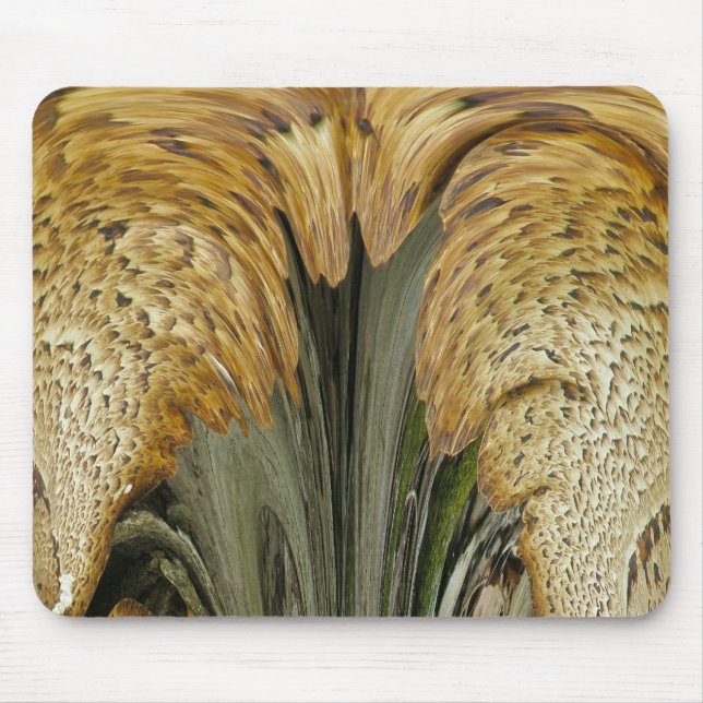 Alfombrilla De Ratón Fungo estampado marrón Abstract Mousepad (Frente)