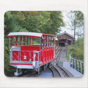 Alfombrilla De Ratón Funky Red Funicular Mousepad