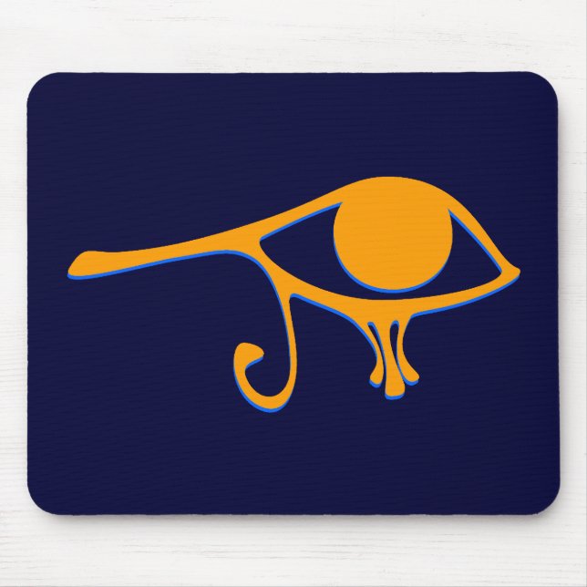 Alfombrilla De Ratón Funky Wadjet Gold Blue (Frente)