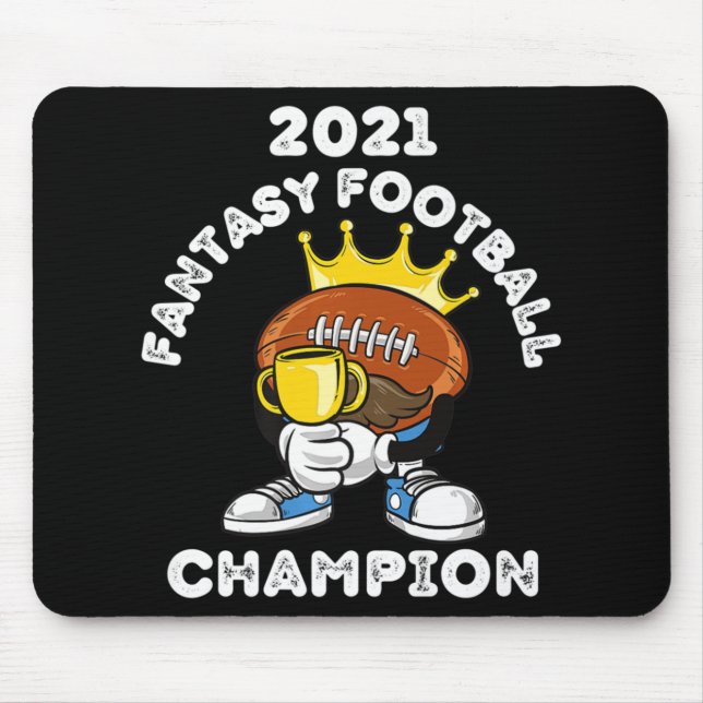 ALFOMBRILLA DE RATÓN FUNNY 2021 FANTASY FOOTBALL CHAMPION FANTASY LEAGU (Frente)