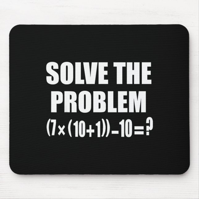 Alfombrilla De Ratón Funny 67 Meme Pemdas Elementary Math Teacher Brain (Frente)