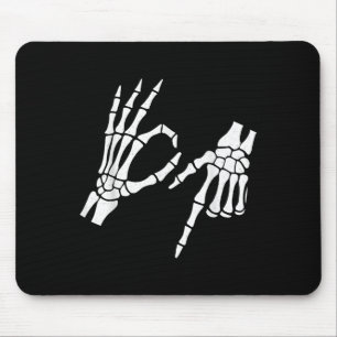 Alfombrilla De Ratón Funny 67 Six Seven Meme Halloween Skeleton Hands