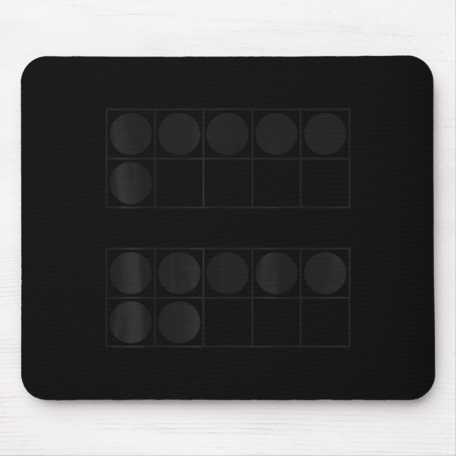 Alfombrilla De Ratón Funny 6 7 Number Teachers Students Six Seven Meme  (Frente)