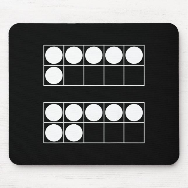 Alfombrilla De Ratón Funny 6 7 Number Teachers Students Six Seven Meme  (Frente)