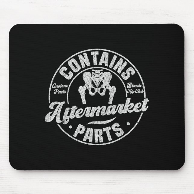 Alfombrilla De Ratón Funny After Hip Surgery Recovery Bionic Hip Replac (Frente)