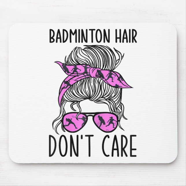 Alfombrilla De Ratón Funny Badminton Player And Lover - Shuttle Badmin (Frente)