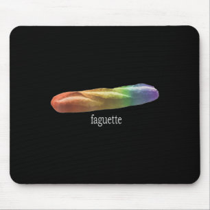 Alfombrilla De Ratón Funny Baguette Rainbow Faguette Lgbt Pride Mes
