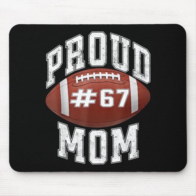 Alfombrilla De Ratón Funny Basketball Mom 67 Meme Proud Mama Design  (Frente)