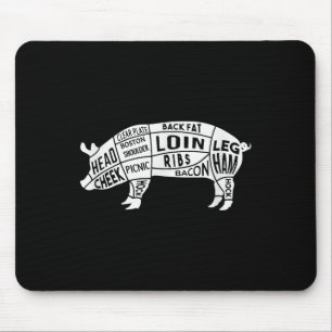 Alfombrilla De Ratón Funny Bbq Smoker Grill & Barbecue Pork Grillin