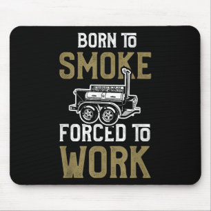 Alfombrilla De Ratón Funny Bbq Smoker Shirt Barbecuer Fumador Carne Pit