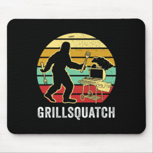Alfombrilla De Ratón Funny Bigfoot Grill Sasquatch Pitmaster Grill L