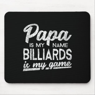 Alfombrilla De Ratón Funny Billiards Papa Gift
