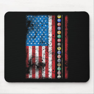 Alfombrilla De Ratón Funny Billiards Pool Hall Snooker Vintage American