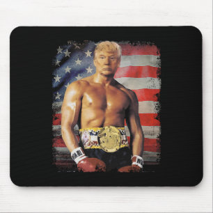 Alfombrilla De Ratón Funny Boxer Trump Trump Meme Rocky