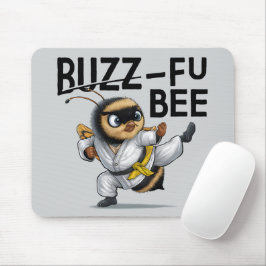 Alfombrilla De Ratón Funny Buzz-Fu Bee Martial Arts