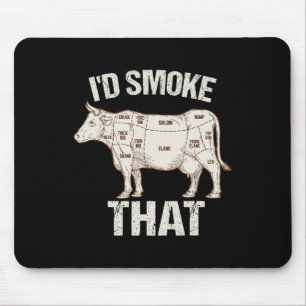 Alfombrilla De Ratón Funny Carnicero Sarcástico Cocinero Bbq Humaría El