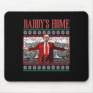 Alfombrilla De Ratón Funny casa Daddys Trump Navidades feos Sweater Xma
