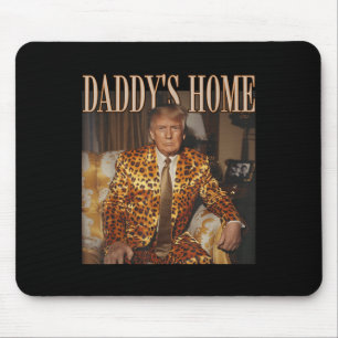 Alfombrilla De Ratón Funny casa de Trump Leopard Daddys, Trump 2024
