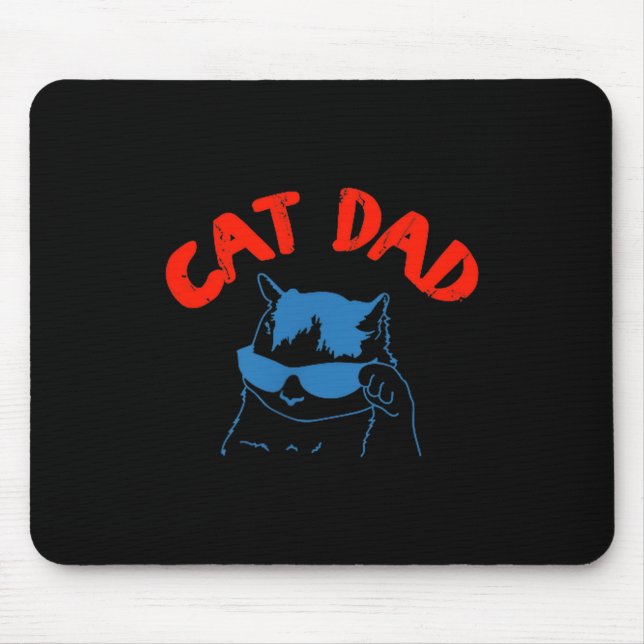 Alfombrilla De Ratón Funny Cat Dad Club 2 Sided Life Is Better With Cat (Frente)