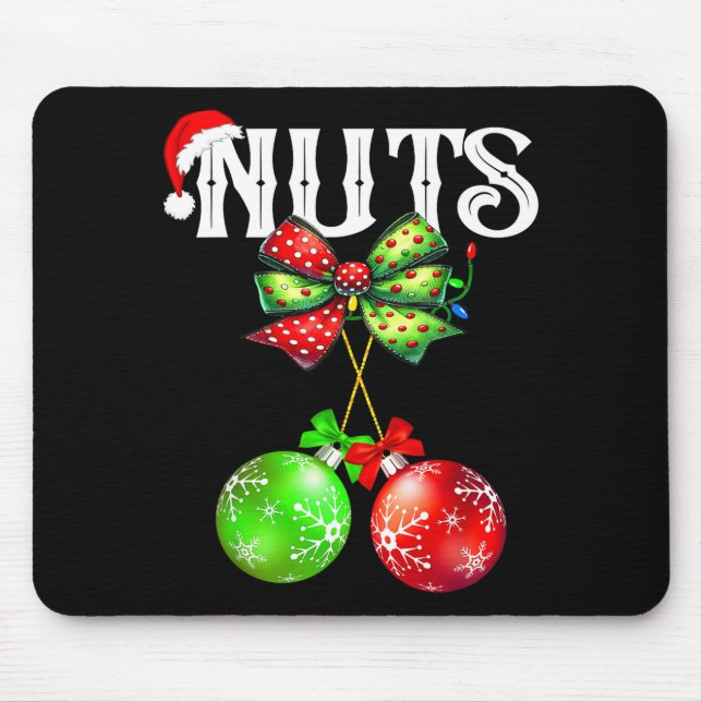 Alfombrilla De Ratón Funny Chest Nuts Chestnuts Matching Family Christm (Frente)